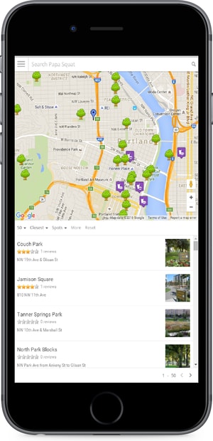 PapaSquat.net screenshot